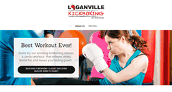 Desktop Screenshot of loganvillekickboxing.com
